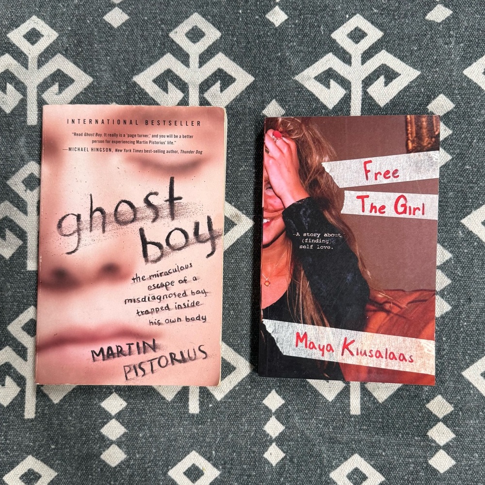Ghost Boy by Martin Pistorius + Free the Girl by Maya Kiusalaas - 2 Book Bundle